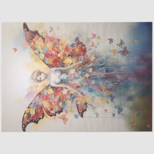 蝶はっきりしたの妖精 薄葉紙 (正面)