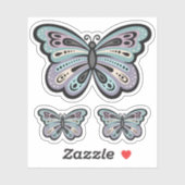 蝶はっきりしたビニル シール (シート)