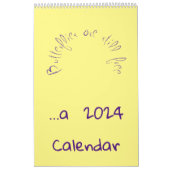 蝶はまだ無料 – 2024カレンダー カレンダー (カバー)