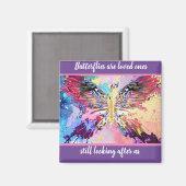 蝶はまだ私たちの世話をしている愛する人である！ マグネット (正面/裏面)