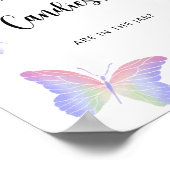 蝶はキャンディーの数を推測する ポスター (角)