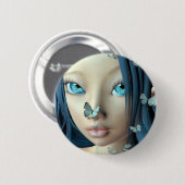 蝶はボタンに接吻します 缶バッジ (正面&裏面)