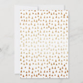 蝶は庭の花の紙吹雪の誕生日に接吻します 招待状 (裏面)