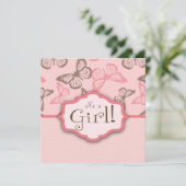 蝶は招待状の正方形に接吻します 招待状 (スタンド正面)