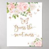 蝶は甘い混乱の赤ちゃんシャワーゲームを推測 ポスター (正面)