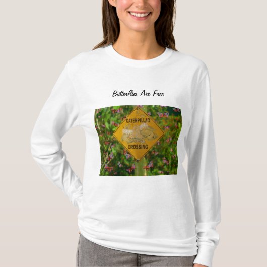 蝶は自由である Tシャツ (正面)