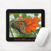 蝶は自由です マウスパッド (マウス)