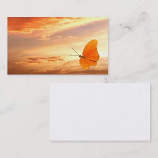 蝶は自由です 名刺 (正面/裏面)