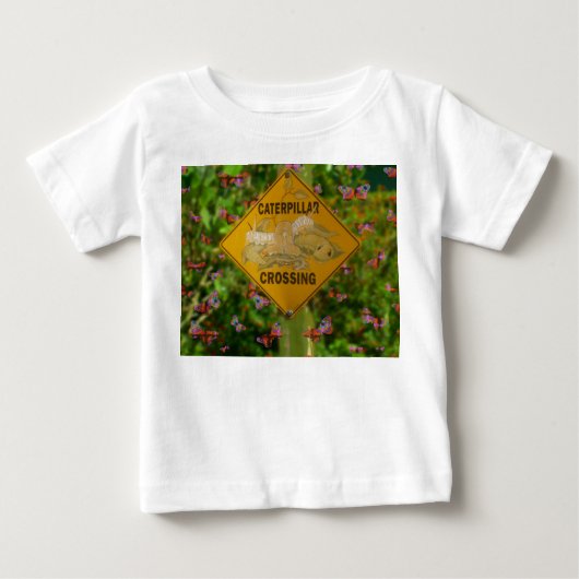 蝶は自由 ベビーTシャツ (正面)