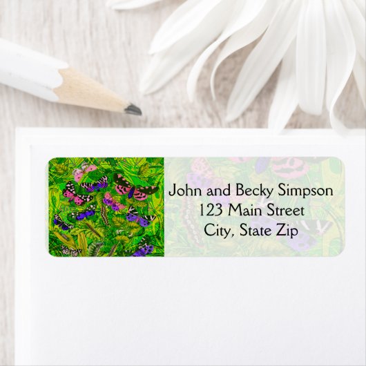 蝶は自由 ラベル (インサイチュ)