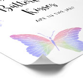 蝶は蝶のキスの数を推測 ポスター (角)