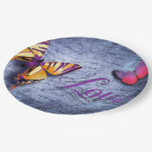 蝶は青を愛する ペーパープレート (アングル)