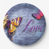 蝶は青を愛する ペーパープレート (正面)