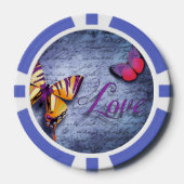蝶は青を愛する ポーカーチップ (正面)