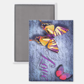 蝶は青を愛する マグネット (正面/裏面)