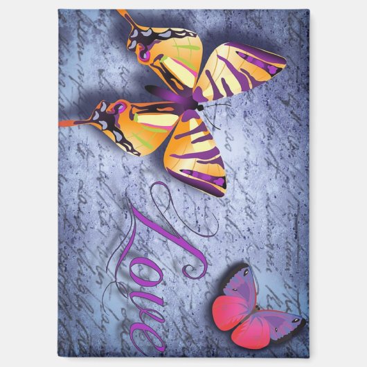 蝶は青を愛する マグネット (正面)