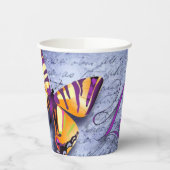 蝶は青を愛する 紙コップ (左)