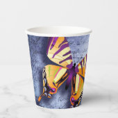 蝶は青を愛する 紙コップ (正面)
