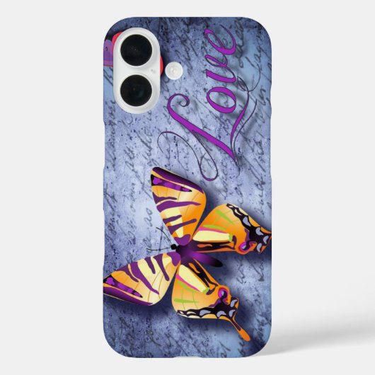 蝶は青を愛する Case-Mate iPhoneケース (裏面)