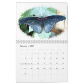蝶は2012カレンダーを撮影します カレンダー (2月 2027)