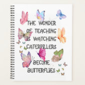 蝶やる気を起こさせるプランナー先生 プランナー手帳 (正面)