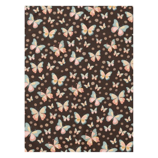 蝶や花のボヘミアの夢。 テーブルクロス (正面)