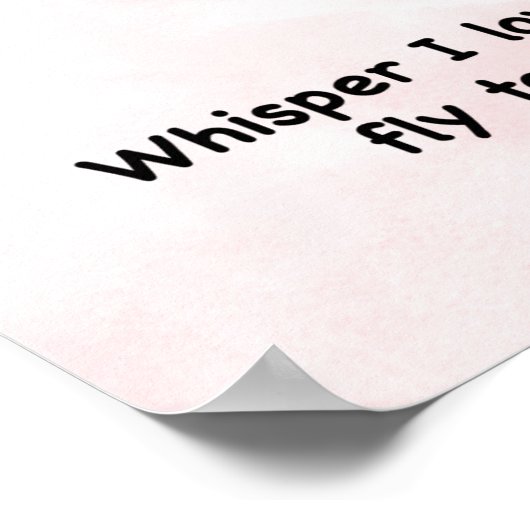 蝶を囁く ポスター (角)