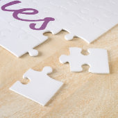 蝶を愛する女の子 ジグソーパズル (側面)