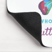 蝶を愛する女の子 マウスパッド (コーナー)