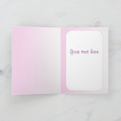 蝶を持つハッピーバースデーのコーギー カード (内部)