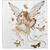 蝶を持つ妖精 シャワーカーテン (正面)