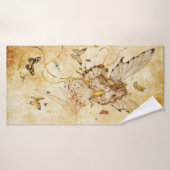 蝶を持つ妖精 バスタオル (バスタオル)