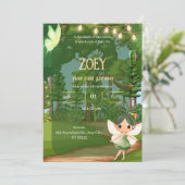 蝶を持つ魔法の庭の妖精 招待状 (スタンド正面)