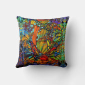 蝶を突破 クッション (裏面)