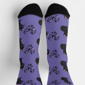 蝶を見る黒猫 ソックス (上部)