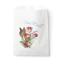 蝶を訪れる水彩花