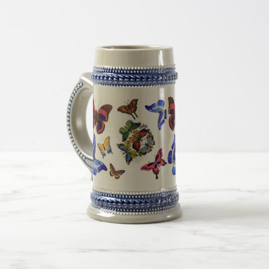 蝶を越えて ビールジョッキ (正面左)