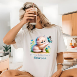 蝶を追う天国猫 トライブレンドTシャツ