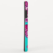 蝶アクアピンク半月体図 Case-Mate iPhoneケース (裏面/右)