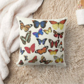 蝶アクセント装飾用クッション クッション (ブランケット)