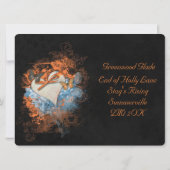 蝶アットハロウィン披露宴招待状 招待状 (裏面)