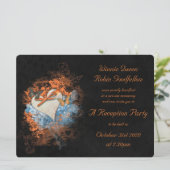 蝶アットハロウィン披露宴招待状 招待状 (スタンド正面)