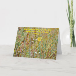 蝶アートの思考または悔やみや弔慰ノートカード カード