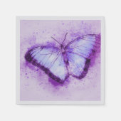 蝶アート スタンダードカクテルナプキン (正面)
