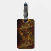 蝶アート ラゲッジタグ (裏面縦)