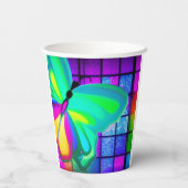 蝶アート 紙コップ (裏面)