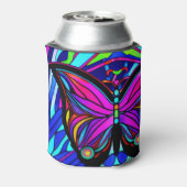 蝶アート 缶クーラー (缶裏面)
