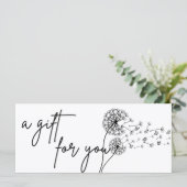 蝶ウィッシュダンデヨンギフト証明書 (スタンド正面)