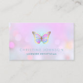 蝶エステティシャンサロンスパ 名刺 (正面)