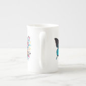 蝶エレガントとフローラ ボーンチャイナマグカップ (裏面)